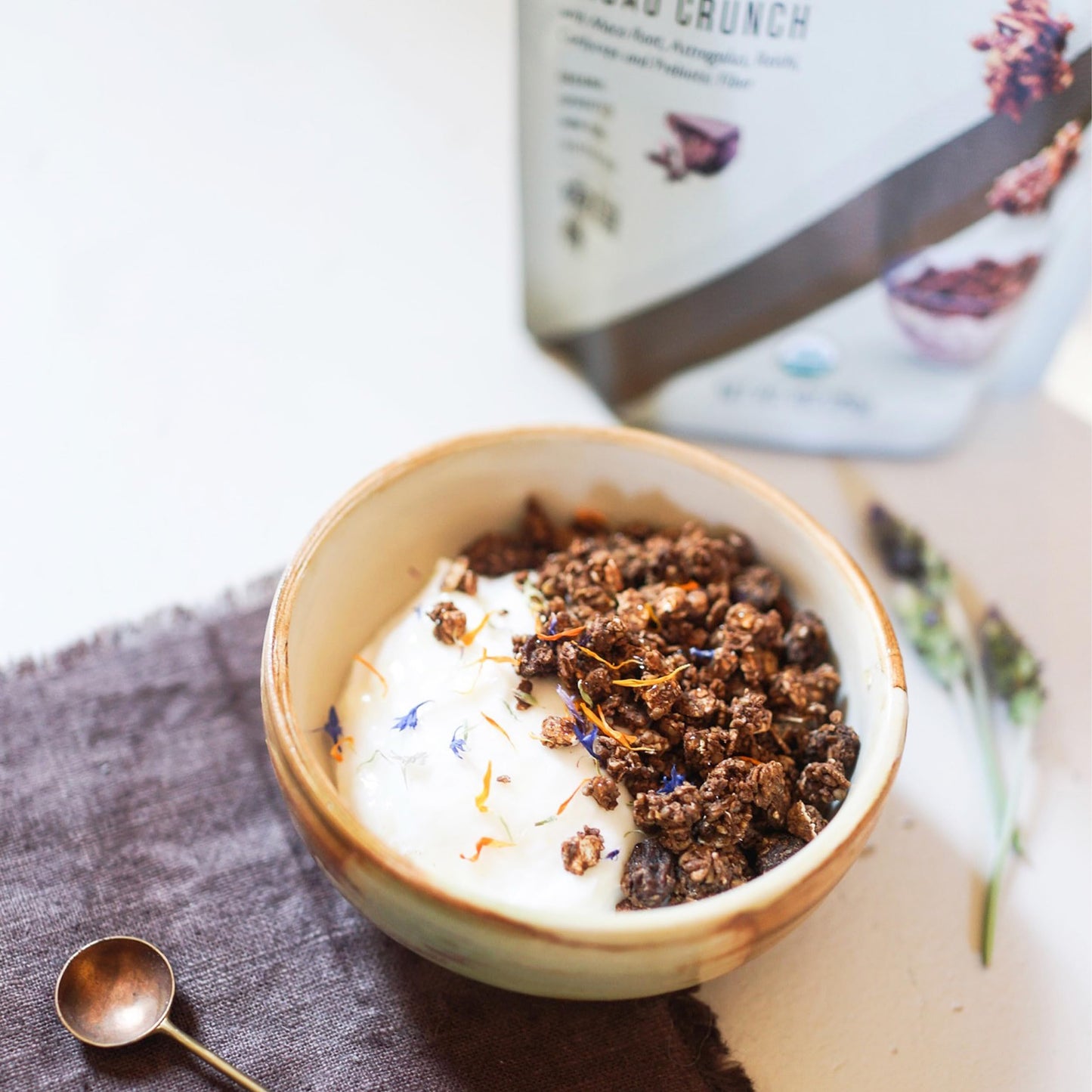 Living Intentions Organic Superfood cereal - cacao crunch - NongMO - gluten Free - Vegan - Kosher - 9 Ounce Unit (1 Pack)