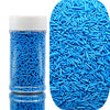 Se Si&Moos Blue Jimmies Sprinkles Edible Blue Sprinkles Soft Jimmies Soft Sprinkles For Topping Ice Cream, Cookies, Cakes, Cupca