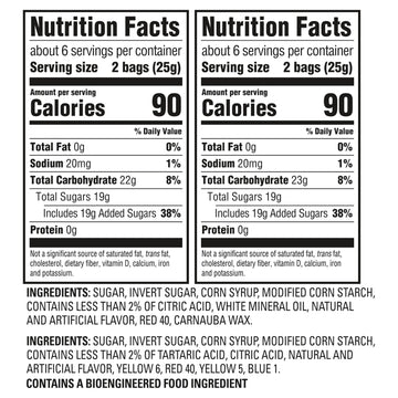 SOUR PATCH KIDS and SWEDISH FISH Mini Holiday Candy Variety Pack 22 Snack Packs