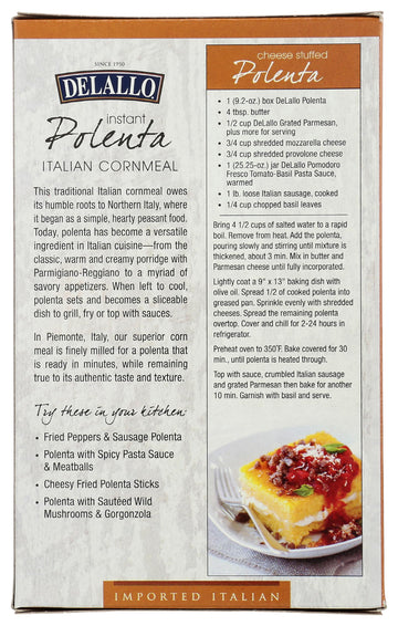 Delallo Instant Polenta, 9.2 Oz