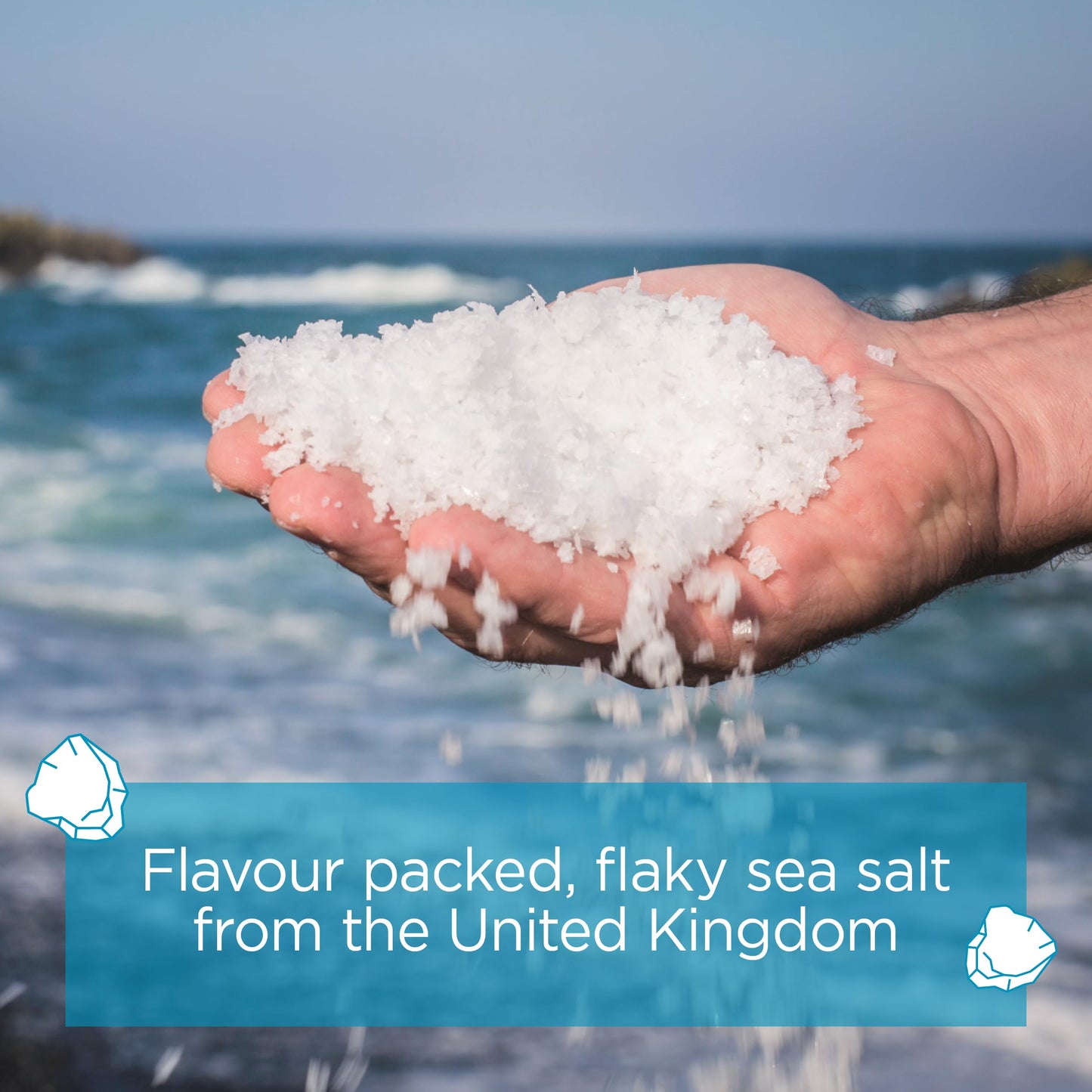 Cornish Sea Salt Mineral Crystals | Cooking & Hydration | Hand-Harvested in Celtic Waters | 7.9 oz Resealable Tub (Pack of 2)