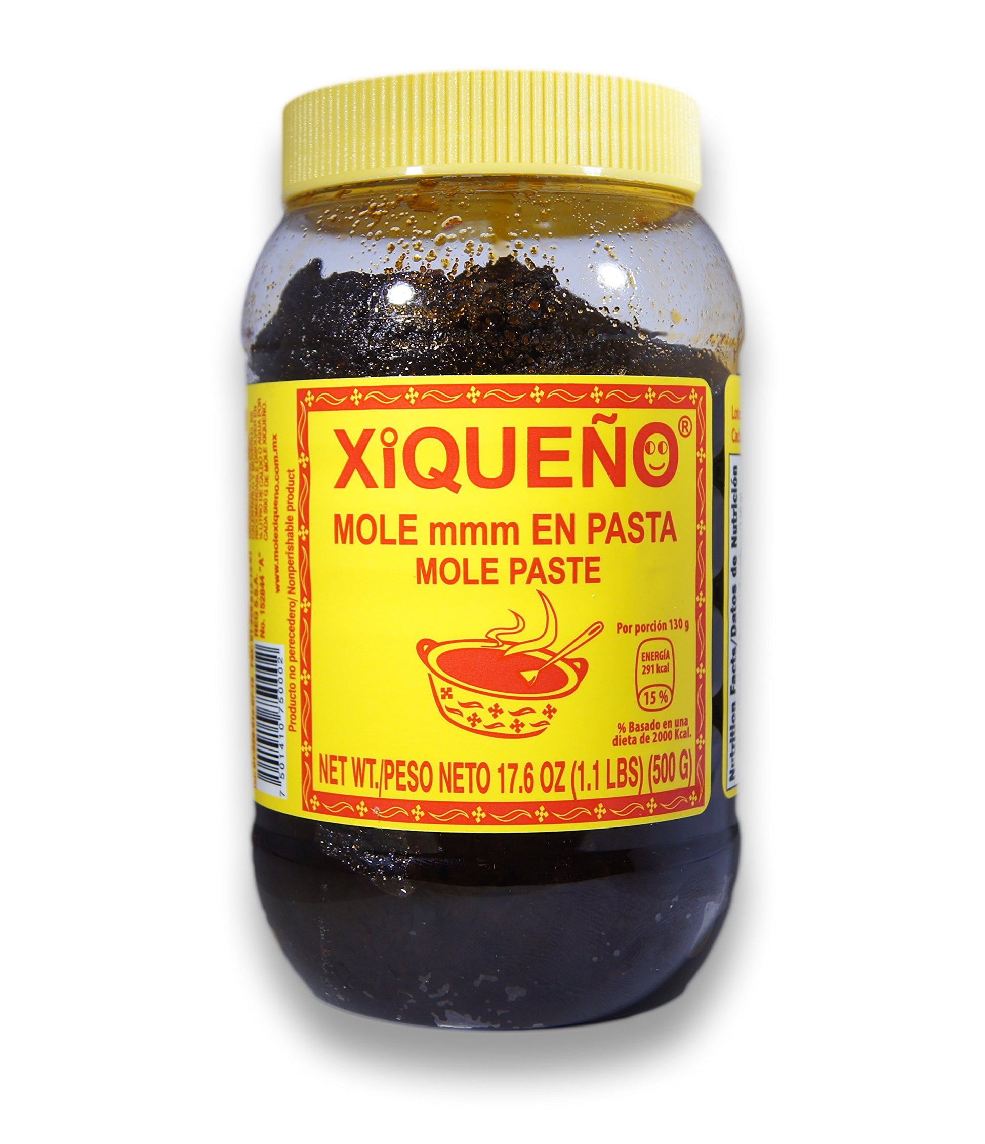 Mole Xico 1.1 Lbs./ 500 Grs. Mole Paste 5 - 6 Servings/Jar! Mole Paste!