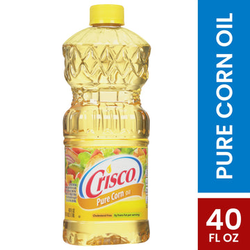 Crisco Pure Corn Oil, 40 Fl Oz, 27.6 x 10.1 x 6.8 cm, Model 1170836