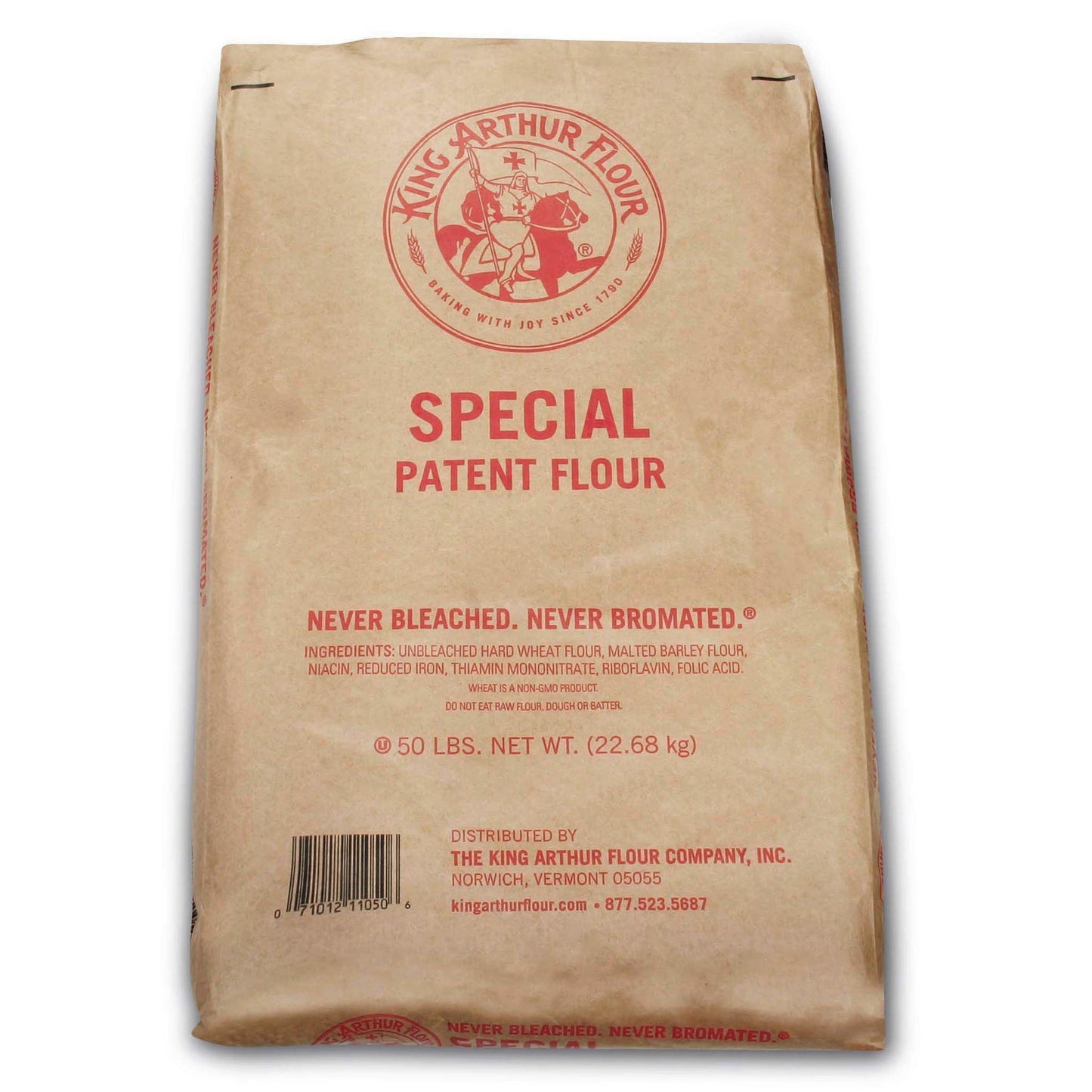 King Arthur Flour Special Patent Flour - 50 lb Bag - 800 Ounce Pack