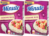 Minute Jasmine Rice, Instant Jasmine Rice for Quick Dinner Meals, 12 Ounce Box (Pack of 2)