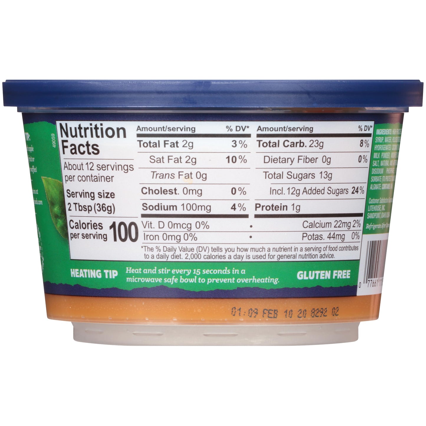 Litehouse Low Fat Caramel Dip - Caramel Dip for Apples, Caramel Sauce for Desserts, Caramel Dipping Cups, Caramel Snack Dip, Glu