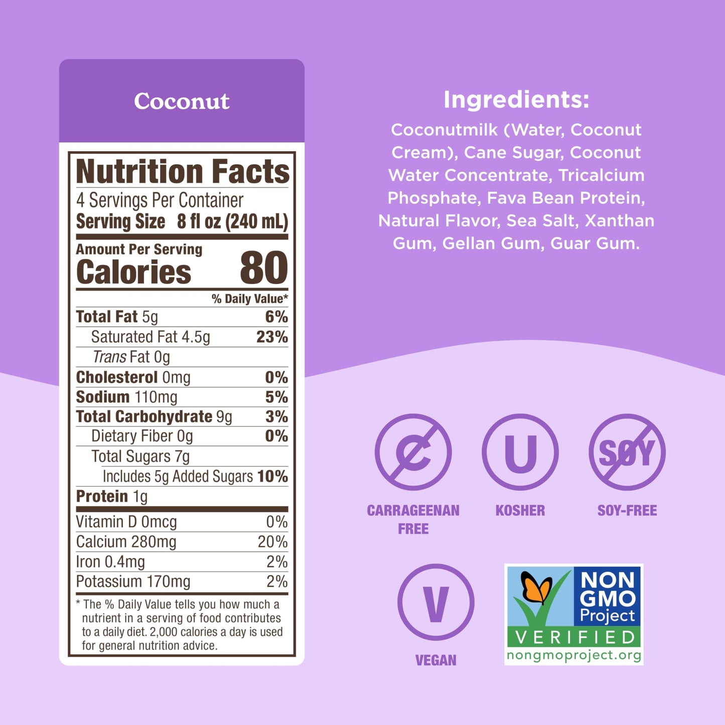 Califia Farms - Coconut Barista Blend Coconut Milk, 32 oz (Pack of 6), Shelf Stable, Dairy Free, Plant Based, Vegan, Gluten Free