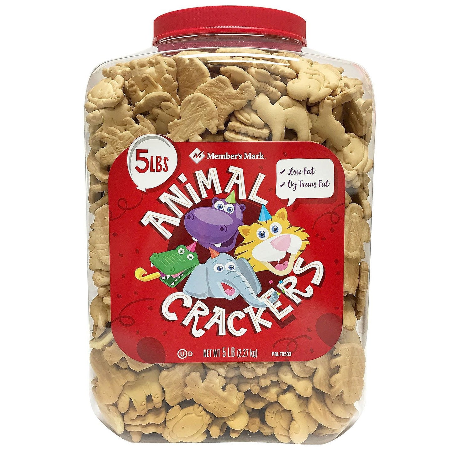 Members Mark Animal Crackers, 5 lbs per Container, Pack of 4 (20 lbs Total)