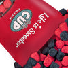 By The Cup Raspberries And Blackberries Soft Chewy Fruit Flavored Jells Covered In Candy Seeds, 2 Lb Bulk Bag