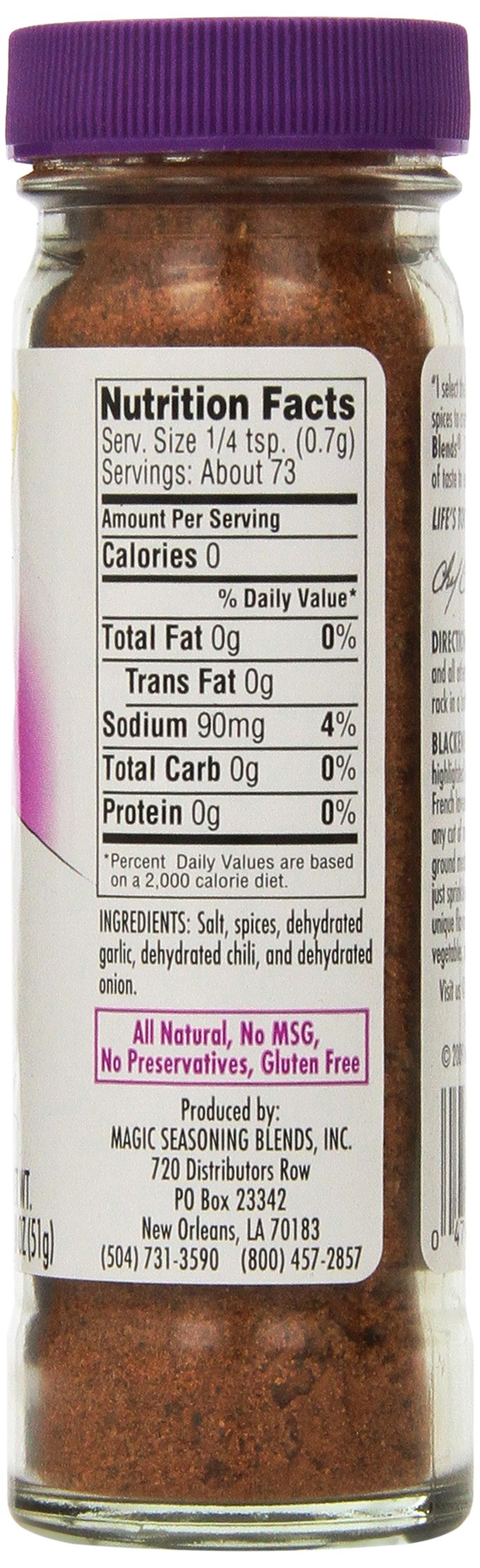 Magic Seasoning Blends Blackened Steak, 1.8 Ounce (Pack Of 1)