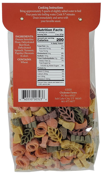Chidester Farms Harvest Autumn Shape Pasta, 12 Ounce