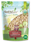 Food to Live Organic Blanched Whole Almonds, 12 Ounces - Non-GMO, Raw, Unpasteurized, Unsalted, Keto, Paleo, Kosher, Bulk, High