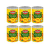 Del Monte Canned Peach Halves in Heavy Syrup, Pack of 6, 29 oz Can, 1.81 lb Total
