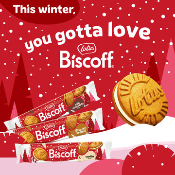 Biscoff Sandwich Cookies with Biscoff Cream, 22 Cookies, 7.76 oz - Delicious Treats for Snack Lovers, Perfect for Sharing