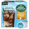 Green Mountain Coffee Roasters Brew Over Ice Hazelnut Cream, Single Serve Keurig K-Cup Pods, Flavored Iced Coffee, 12 Count