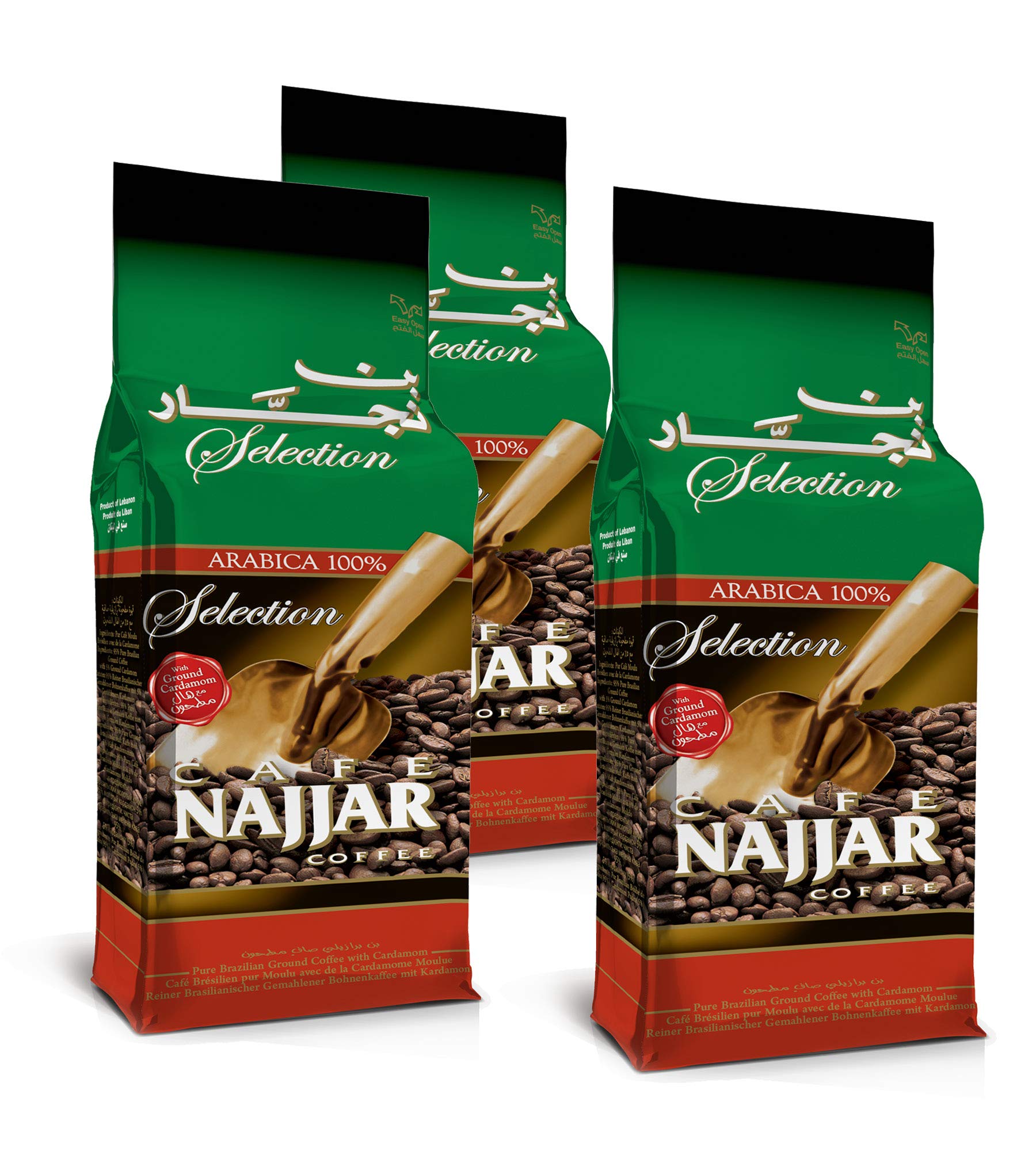 arabica tobacco Caf Najjar, Turkish Coffee With Cardamom, 3 X 450 Gr, 100% Arabica Coffee Beans, Ground Coffee, Dark Roast, Lebanese Coffee, A – Groceryeshop arabica tobacco Caf Najjar, Turkish Coffee With Cardamom, 3 X 450 Gr, 100% Arabica Coffee Beans, Ground Coffee, Dark Roast, Lebanese Coffee, A – Groceryeshop