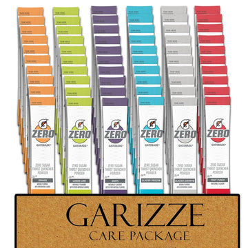 G Zero Powder - Electrolytes Powder Packets Variety - 60 Pack - 6 Flavor - Glacier Freeze, Orange, Grape, Fruit Punch, Lemon Lim