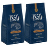 1850 Black Gold, Dark Roast Ground Coffee, 12 Ounces (Pack Of 2)