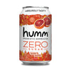 Humm Probiotic Kombucha Zero Sugar Blood Orange - No Refrigeration Needed, Keto-Friendly, Organic, Vegan, Gluten-Free - 12Oz Can
