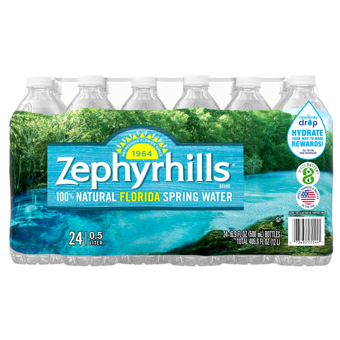 Zephyrhills Spring Water Case Bundles (16.9 Oz. Of 24 - 4 Cases), 16.9 Fl Oz (Pack Of 96)