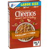 Cheerios Hearty Nut Medley Breakfast Cereal, Maple Cinnamon, Whole Grain, 14.7 oz