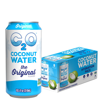C2O Original Coconut Water, 10.5 Fl Oz (8 Pack)