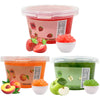 Fusion Select Strawberry, Green Apple, Peach Fruit Bursting Boba Popping Boba Pearls Fruit Tea Snack Toppings