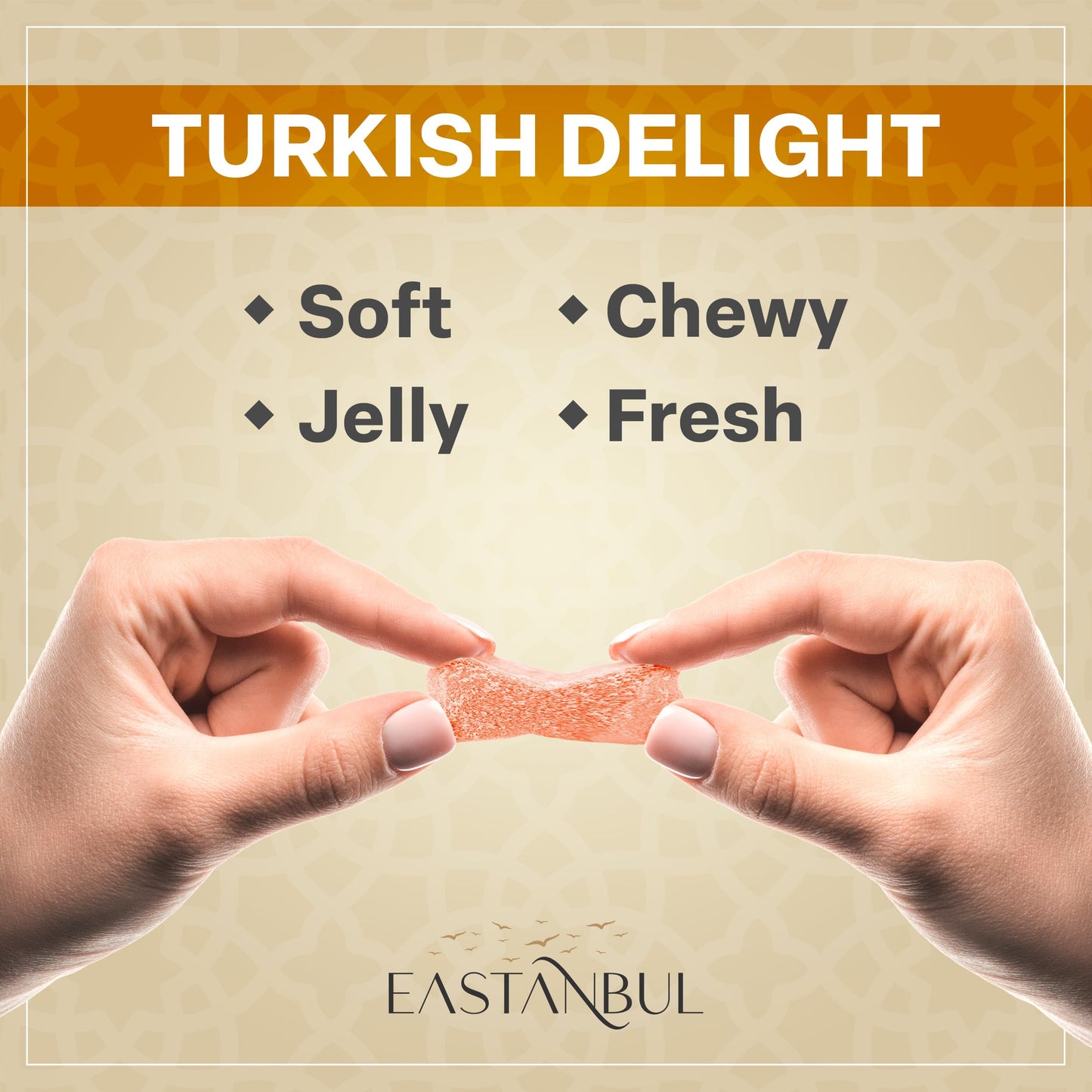 Eastanbul Turkish Delight 35.3oz - Assorted Lokum Candy in Wooden Gift Box, Gluten Free, Vegan, International Treats, Dulces de Narnia