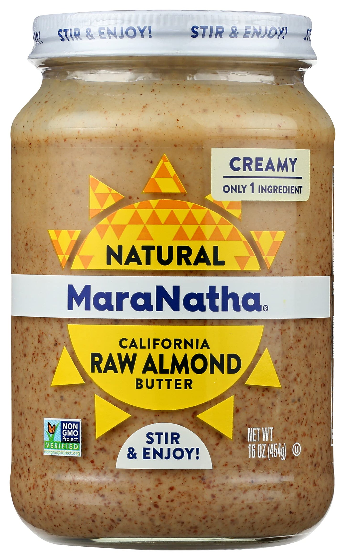 Maranatha Almond Btr Raw Ns 16-Ounce