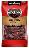 Jack Link's Beef Jerky, Original, 1/2 Pounder Bag - Flavorful Meat Snack, 10g of Protein and 80 Calories, Made with Premium Beef