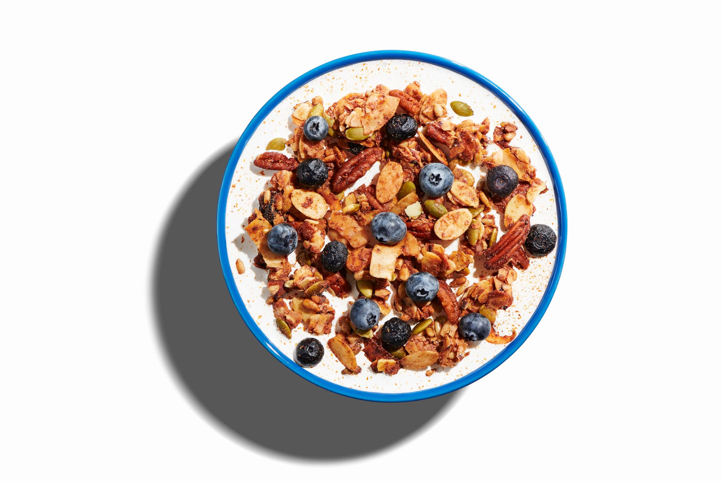 Nutrail Nut Granola, Blueberry Cinnamon, No Sugar Added, Gluten Free, Grain Free, Keto, Low Carb, Healthy Breakfast Cereal 8 Oz.