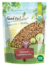 Food to Live Organic Roasted and Salted Sunflower Seeds, 8 Ounces Non-GMO Kernels, Vegan, Kosher, Bulk, Hulled, High in Protein
