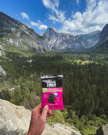 Oceans Halo Trayless Maui Onion Seaweed Snack, Case of 20