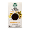 Starbucks Via Instant Coffee Blonde Roast Packets — Veranda Blend — 1 Box (8 Packets)