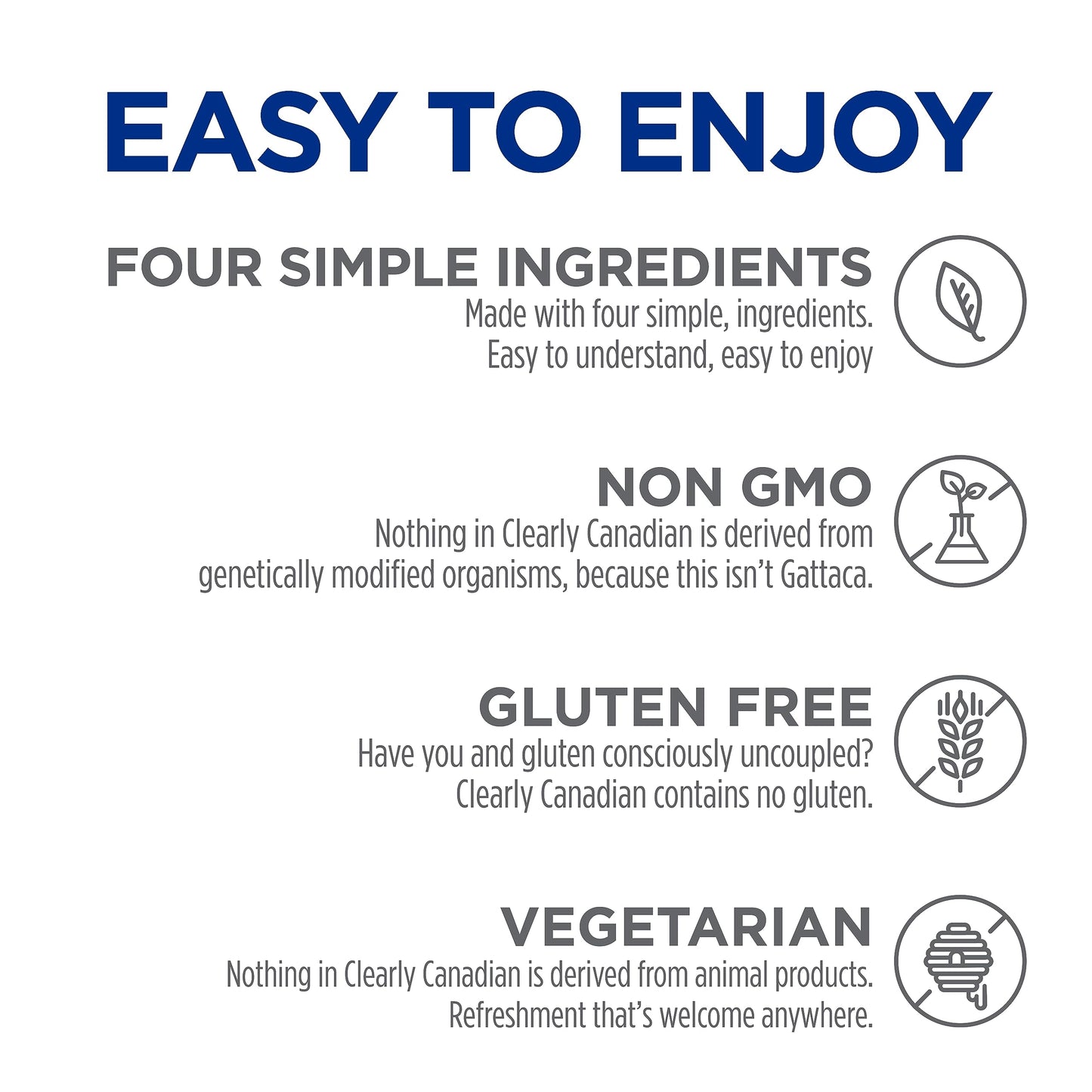 Clearly Canadian Zero Sugar Forest Blackberry Sparkling Water Beverage, Zero Sugar & Zero Calories, Diet Soda Alternative, 12 Fl