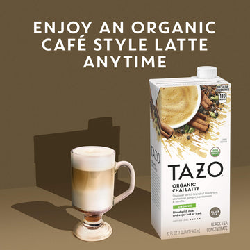 Tazo Tea Organic Chai Concentrate, 32 Oz