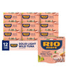 Rio Mare Solid Light Skipjack Tuna In Olive Oil 5.6 Ounce Can (Pack Of 12) Italy S No.1 Tuna Brand Wild Caught High Protein Canned Tuna