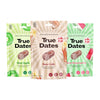 True Dates, Sour Flavor Variety, 3-3.5 Ounce Bags (Sour Apple, Sour Cola, Sour Watermelon) - Dates With Candy Flavor, Vegan, No