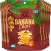 Banana Chips - Dried Bananas Gluten Free Chips (Hickory Bbq) Dehydrated Fruits Healthy Chips Snacks For Adults & Kids - Vegan Pa