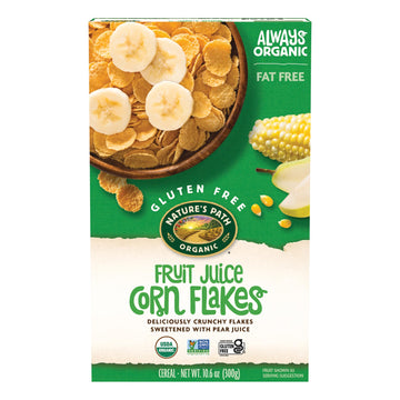Nature's Path Organic Fruit Juice Sweetened Corn Flakes Cereal, 10.6 oz (Pack of 1), Gluten Free
