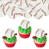 48 PCS Edible Baseball Cupcake Toppers Wafer Paper Sports Balls Cupcake Picks Edible Baseball Cupcake Decorations for Sports bas