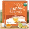 Picknature Usda Organic Happy Tummy Tea - Digestive Tea With Lemongrass, Turmeric, Ginger Tea Freshly Picked From Thailand| 60 T