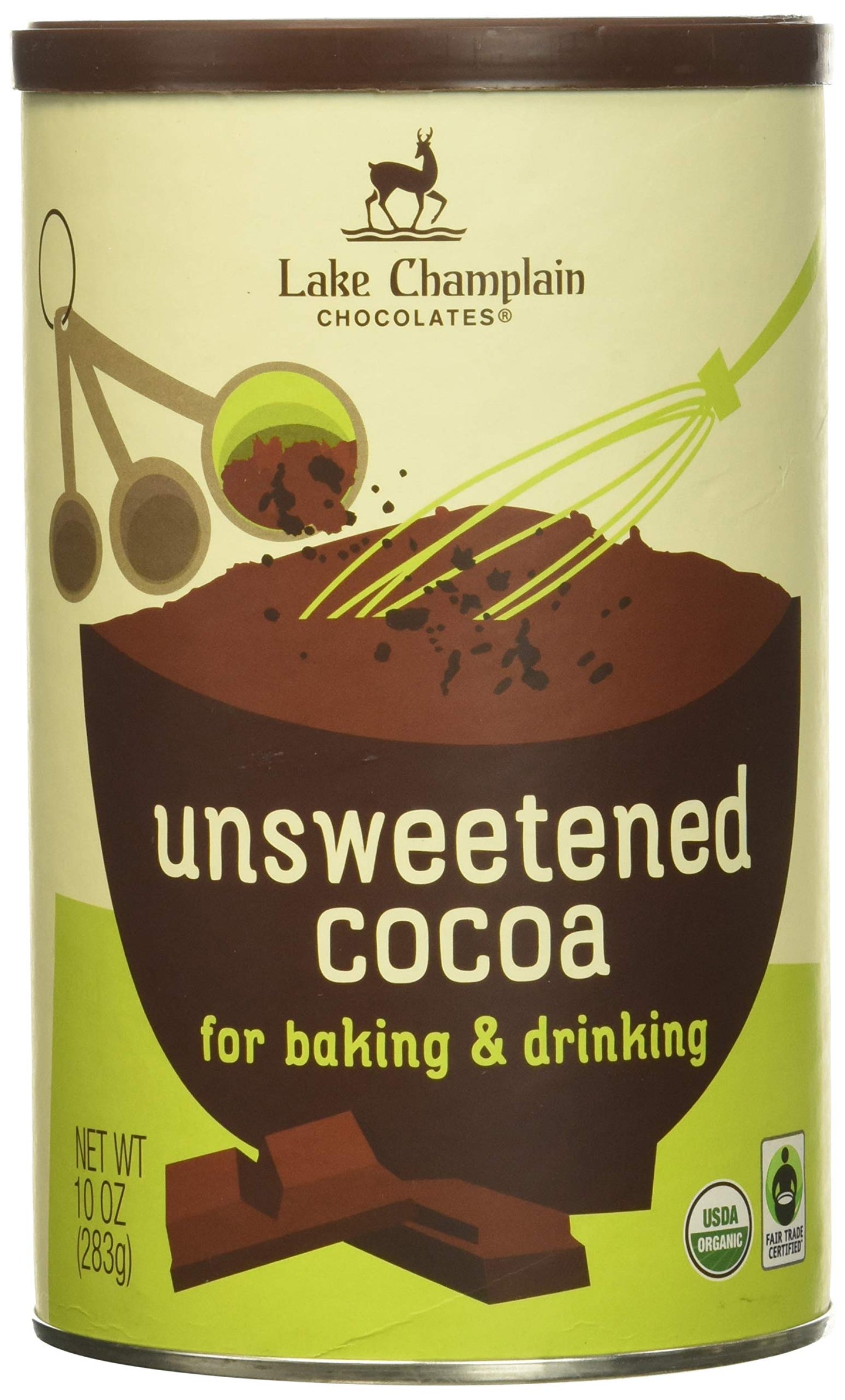 Lake Champlain Chocolates Unsweetened Organic Cocoa, 10 Oz