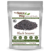 The Spice Way Black Sesame Seeds - 8 oz Pack, Non-GMO, Natural Flavor