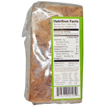 Bavarian Bread Organic Flax Seed Bread, 17.6 Oz