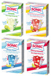 SINGLES TO GO! Sonic Drink Mix Variety Pack, Sonic Limeade, Ocean Water, Cherry Limeade and Strawberry Lemonade