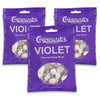 Choward'S 3Oz Violet Candy Bags 3 Pack | 49 Pieces Individually Wrapped Candy Mints | Nostalgic Violet Candy Bags | Perfect For