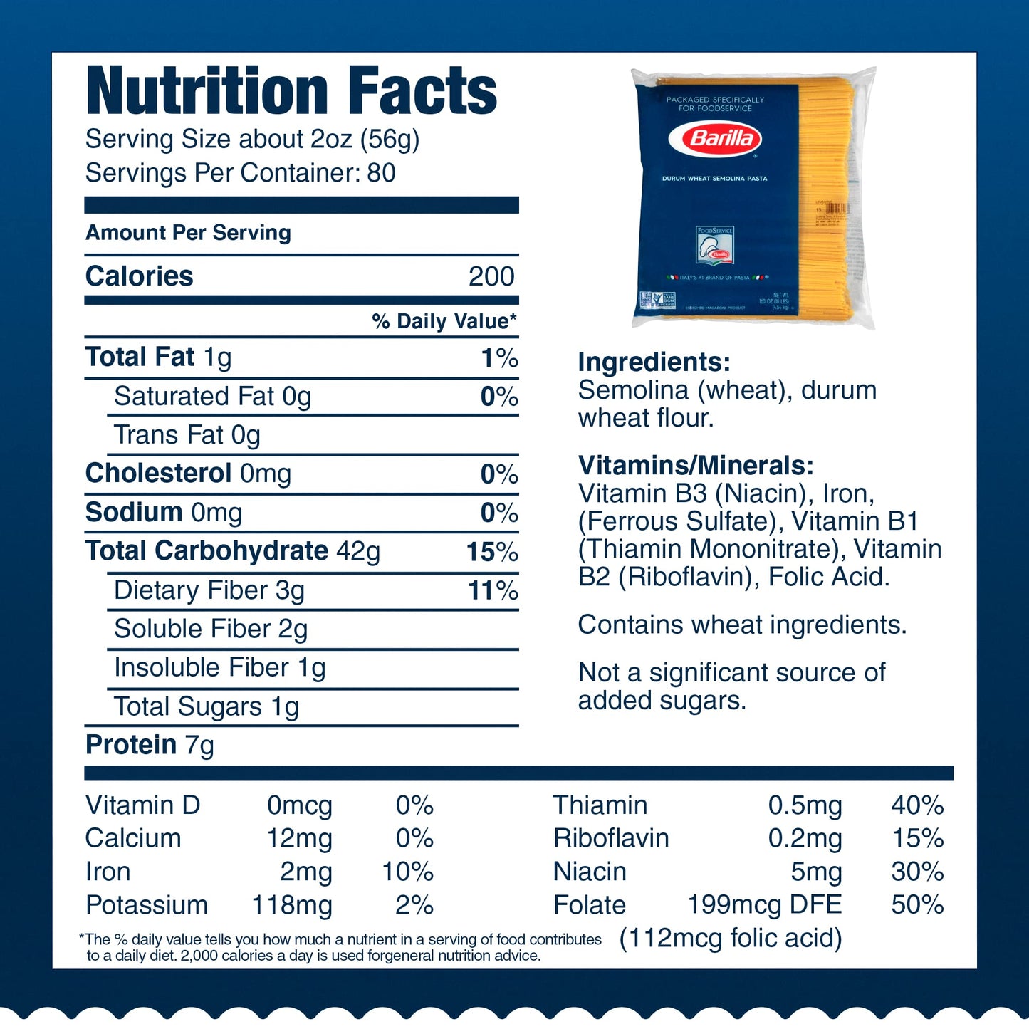 Barilla Linguine Pasta, 160 Oz. Bag - Non-Gmo Pasta Made With Durum Wheat Semolina - Kosher Certified Pasta