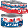 Bumble Bee Solid White Albacore Tuna In Water, 12 Oz Can (Pack Of 12) - Wild Caught Tuna - 22G Protein Per Serving, High In Omega-3S - Non-Gmo Project Verified, Gluten Free, Kosher