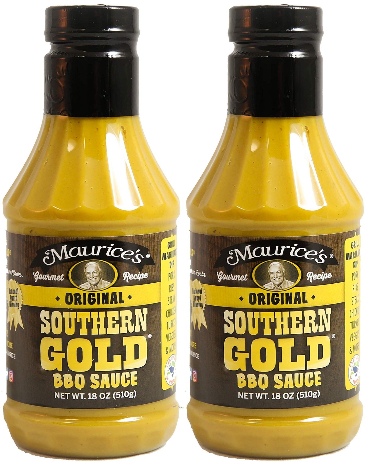 Southern Gold Bbq Sauce, Original 18Oz Pack Of 2